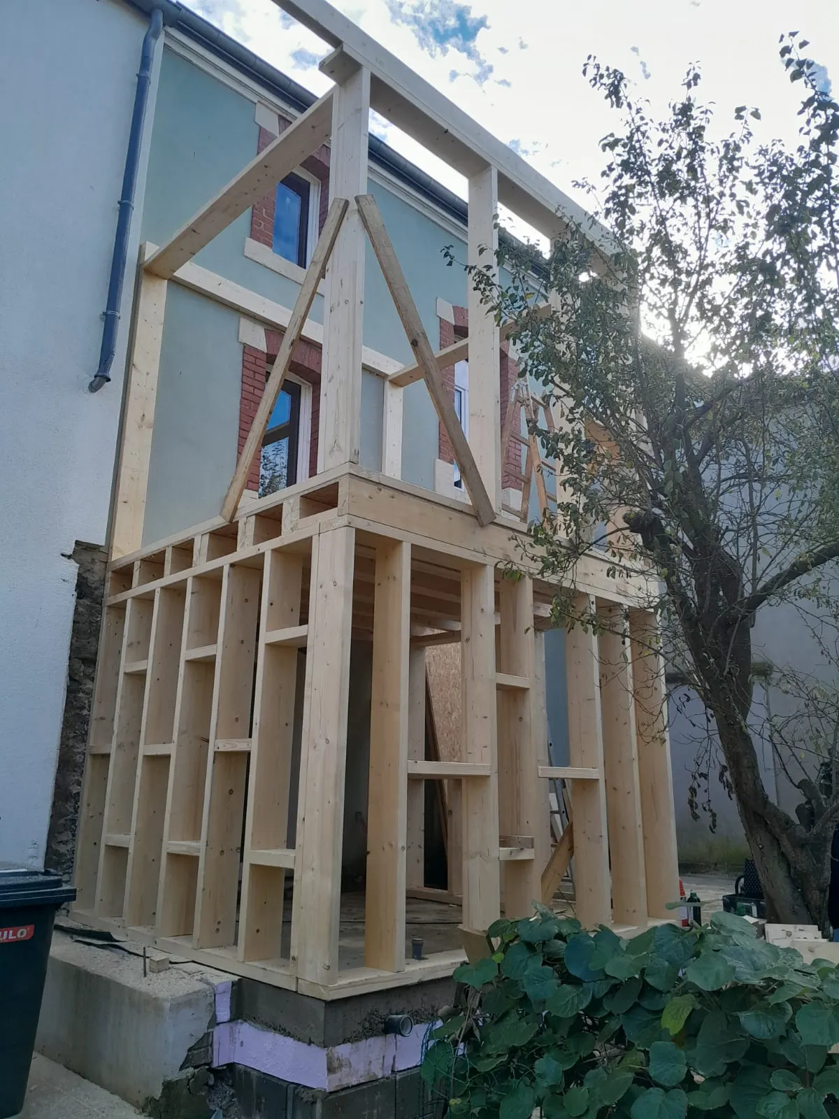 Extension bois 2 niveaux — Bonnevoie — photo 5